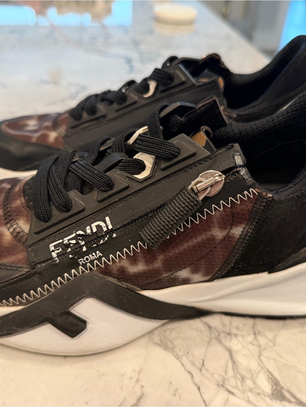 Fendi Flow Women’s Black & Brown Sneaker